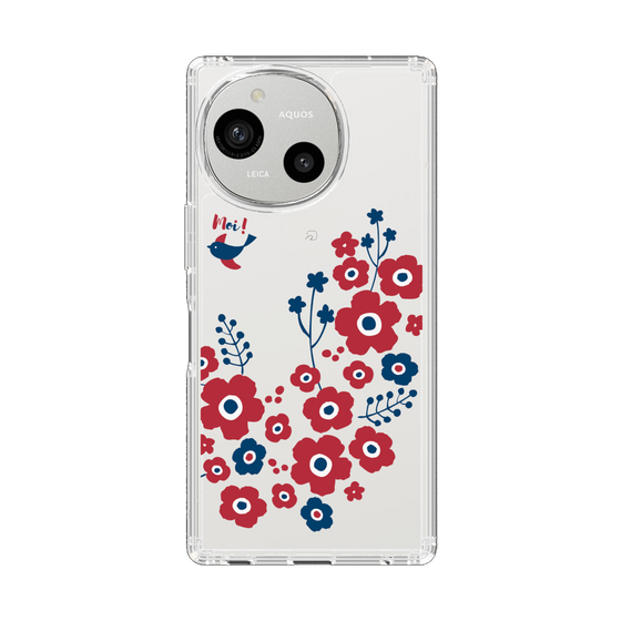 Slim Protection Case［ Nordic Flower Bird ］