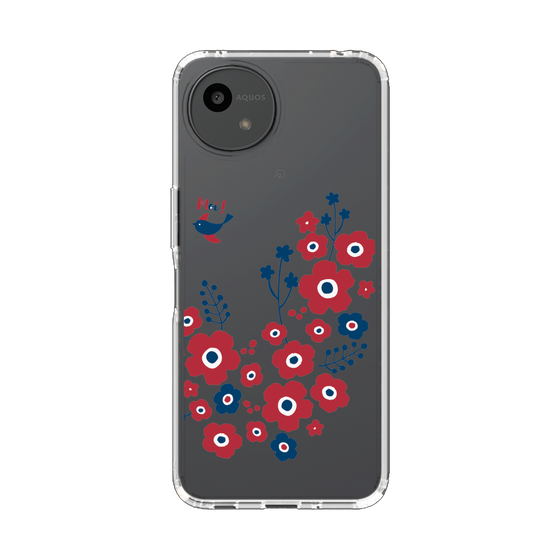 Slim Protection Case［ Nordic Flower Bird ］