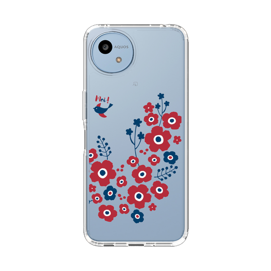 Slim Protection Case［ Nordic Flower Bird ］