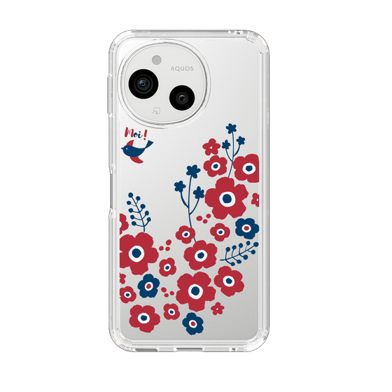 Slim Protection Case［ Nordic Flower Bird ］