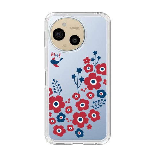 Slim Protection Case［ Nordic Flower Bird ］