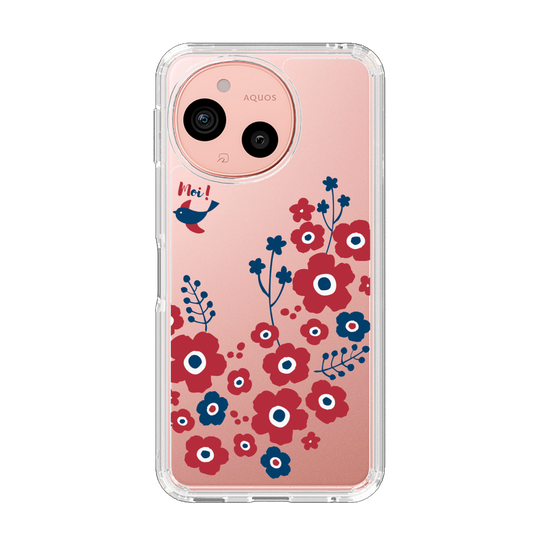 Slim Protection Case［ Nordic Flower Bird ］
