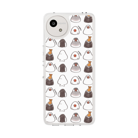 Slim Protection Case［ Rice Ball Finch (Sometimes Tempura Rice Ball) ］