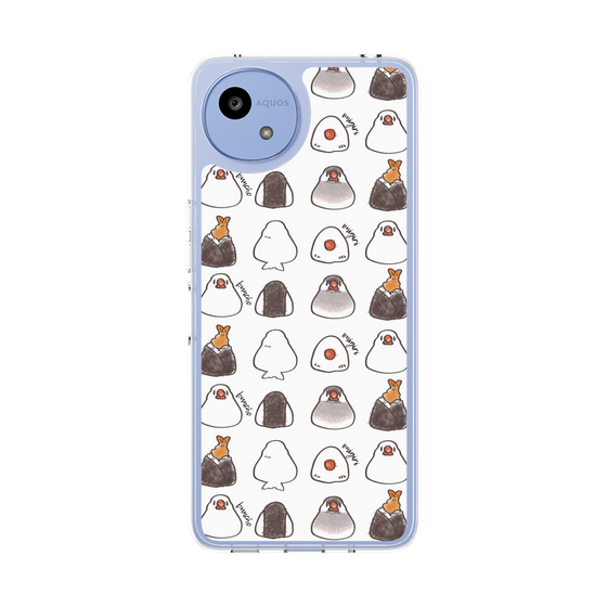 Slim Protection Case［ Rice Ball Finch (Sometimes Tempura Rice Ball) ］