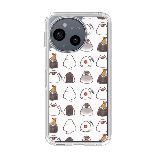 Slim Protection Case［ Rice Ball Finch (Sometimes Tempura Rice Ball) ］