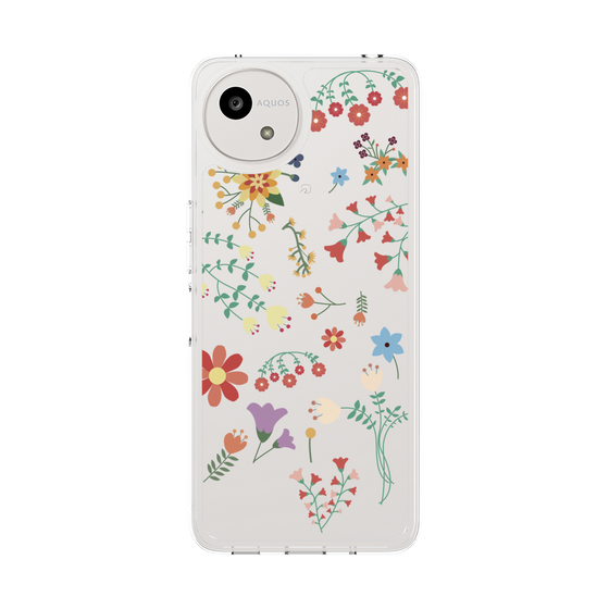 Slim Protection Case［ Cute Floral Pattern ］