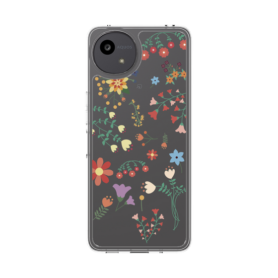 Slim Protection Case［ Cute Floral Pattern ］