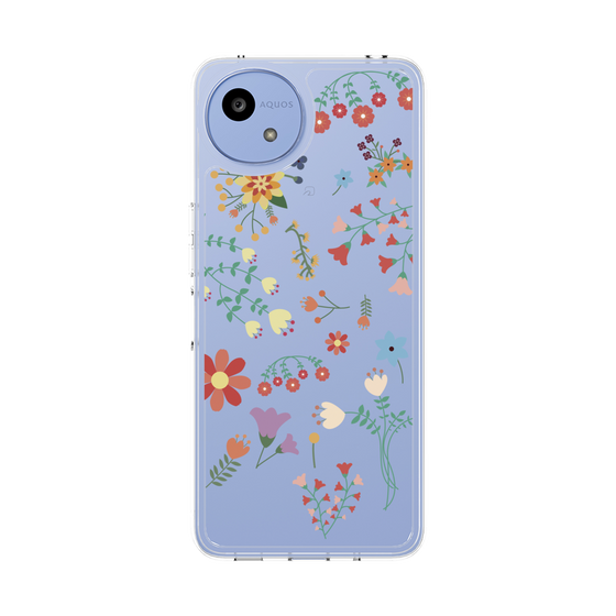 Slim Protection Case［ Cute Floral Pattern ］