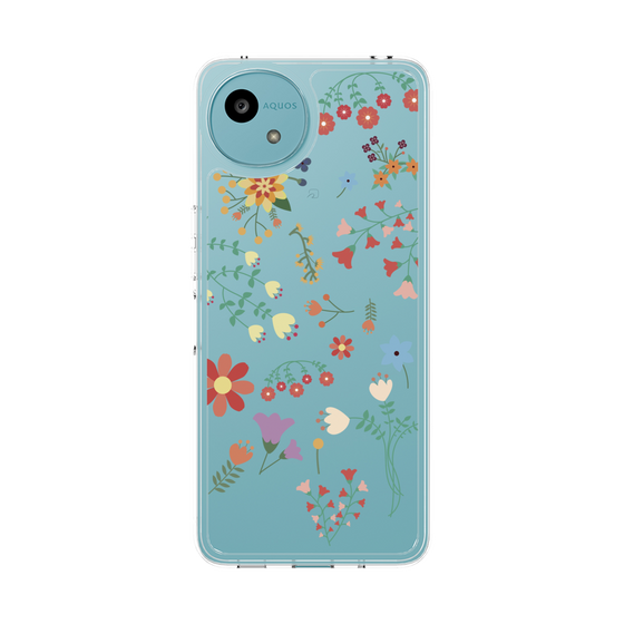 Slim Protection Case［ Cute Floral Pattern ］