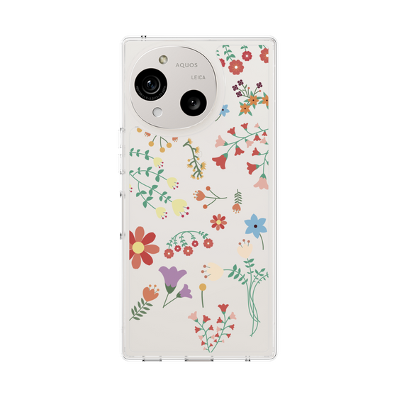 Slim Protection Case［ Cute Floral Pattern ］
