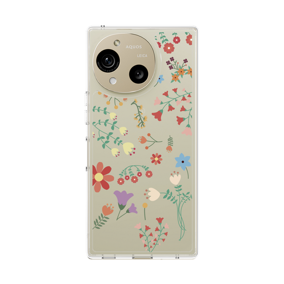 Slim Protection Case［ Cute Floral Pattern ］