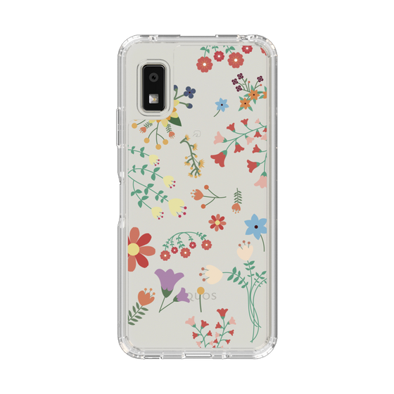 Slim Protection Case［ Cute Floral Pattern ］