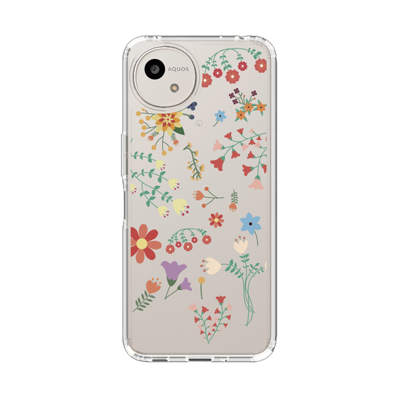 Slim Protection Case［ Cute Floral Pattern ］