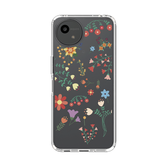 Slim Protection Case［ Cute Floral Pattern ］