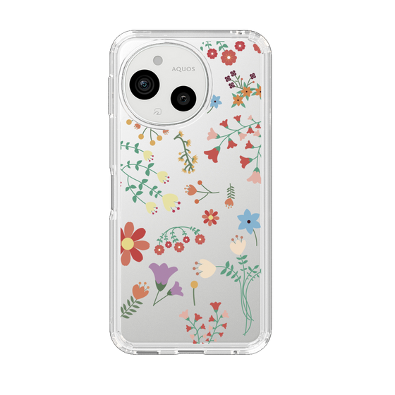 Slim Protection Case［ Cute Floral Pattern ］