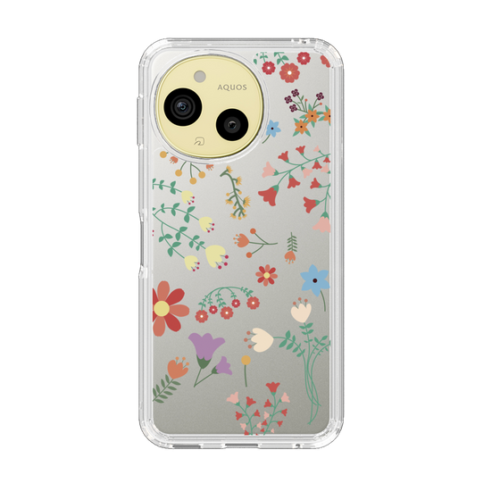 Slim Protection Case［ Cute Floral Pattern ］