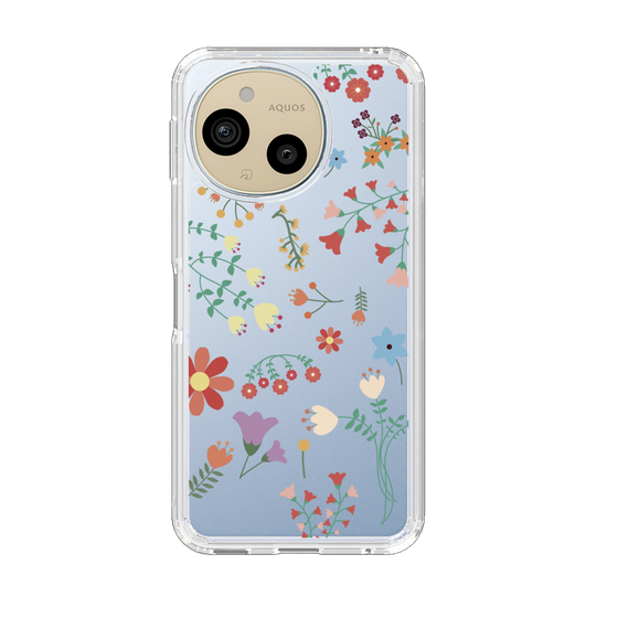 Slim Protection Case［ Cute Floral Pattern ］