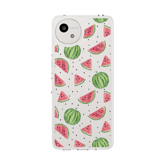 Slim Protection Case［ Crayon Watermelon ］