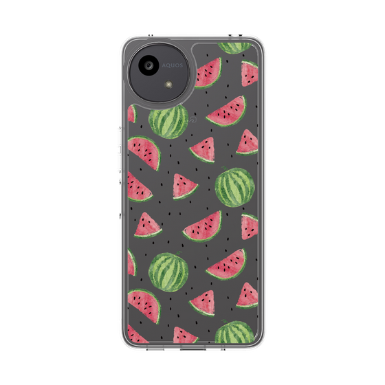 Slim Protection Case［ Crayon Watermelon ］