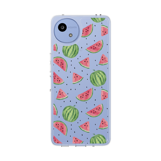 Slim Protection Case［ Crayon Watermelon ］