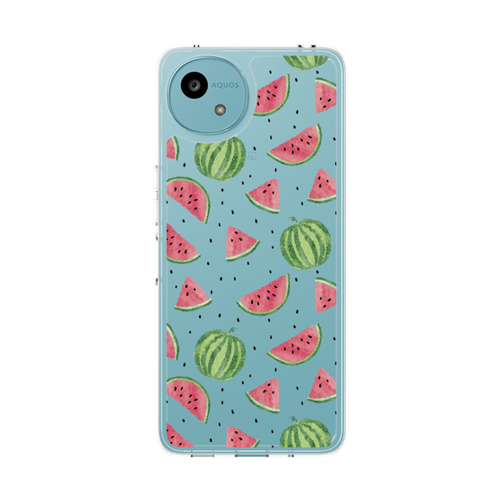 Slim Protection Case［ Crayon Watermelon ］