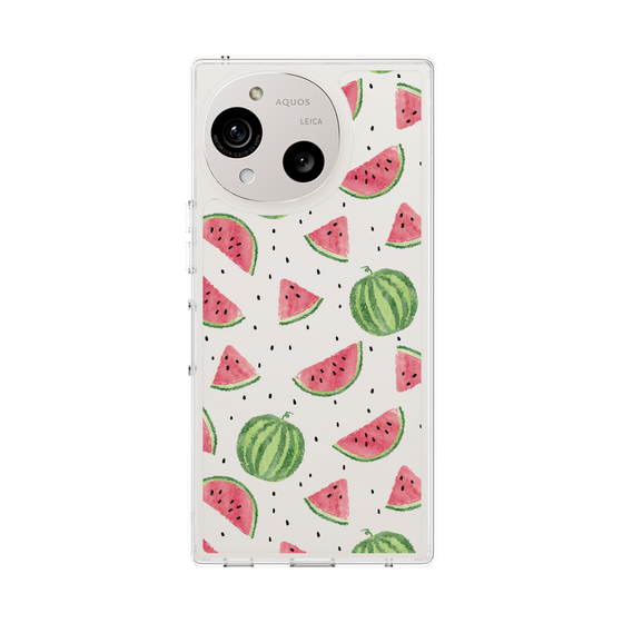 Slim Protection Case［ Crayon Watermelon ］