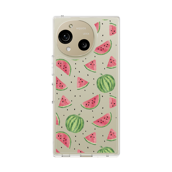 Slim Protection Case［ Crayon Watermelon ］