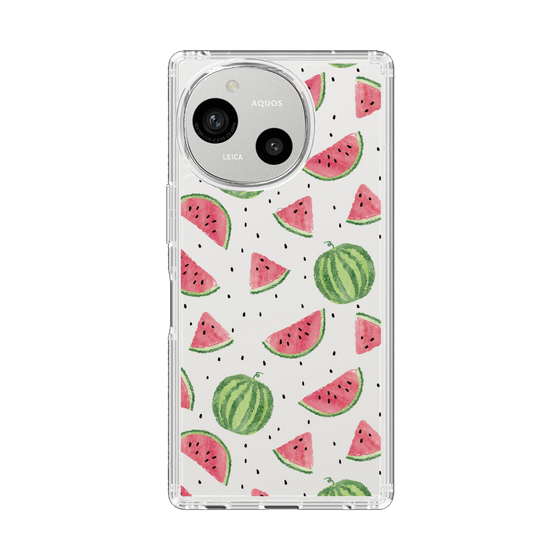 Slim Protection Case［ Crayon Watermelon ］