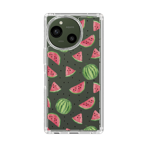 Slim Protection Case［ Crayon Watermelon ］