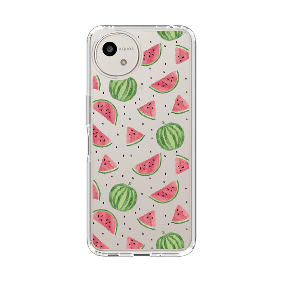 Slim Protection Case［ Crayon Watermelon ］
