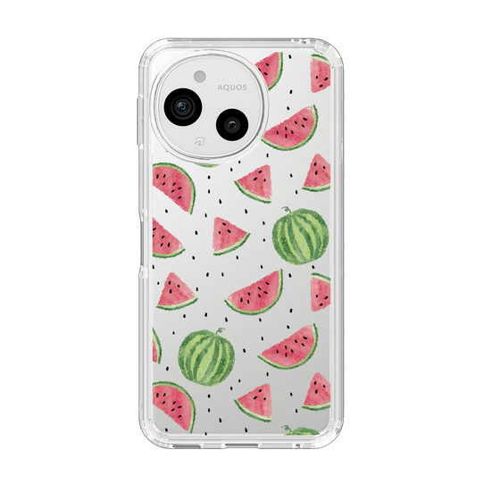 Slim Protection Case［ Crayon Watermelon ］