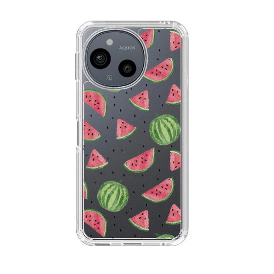 Slim Protection Case［ Crayon Watermelon ］