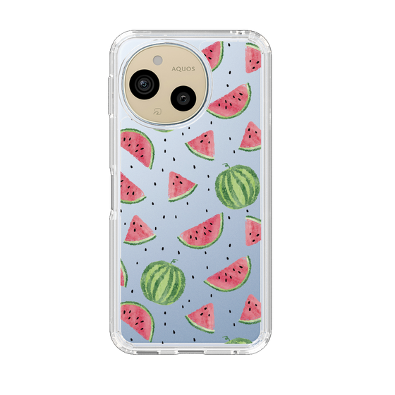Slim Protection Case［ Crayon Watermelon ］