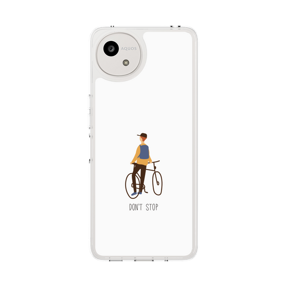 Slim Protection Case［ Dont stop - White ］