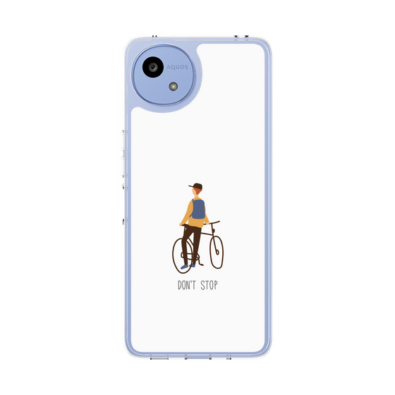 Slim Protection Case［ Dont stop - White ］