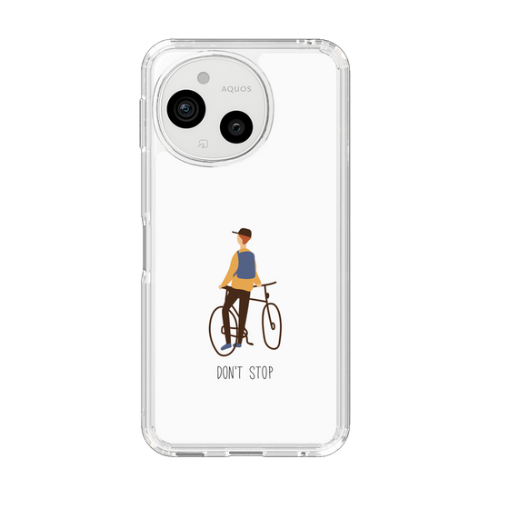 Slim Protection Case［ Dont stop - White ］