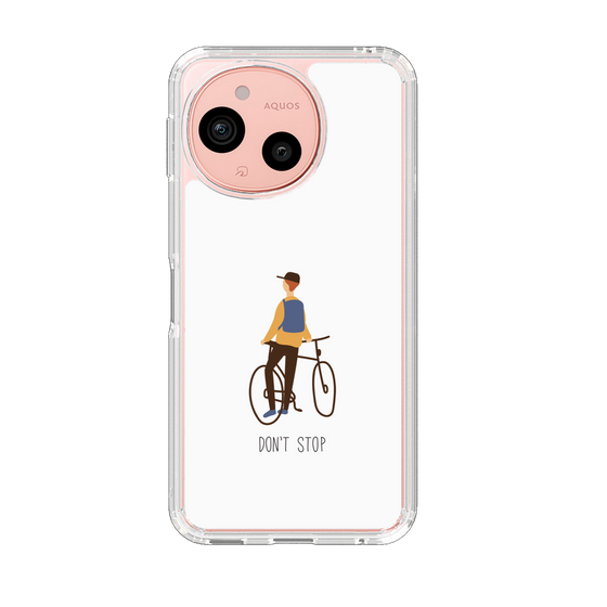 Slim Protection Case［ Dont stop - White ］
