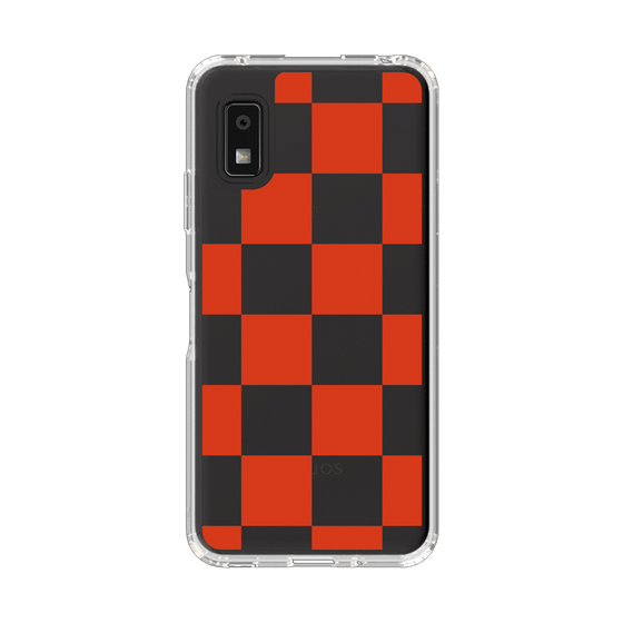 Slim Protection Case［ Ichimatsu Pattern - Red ］