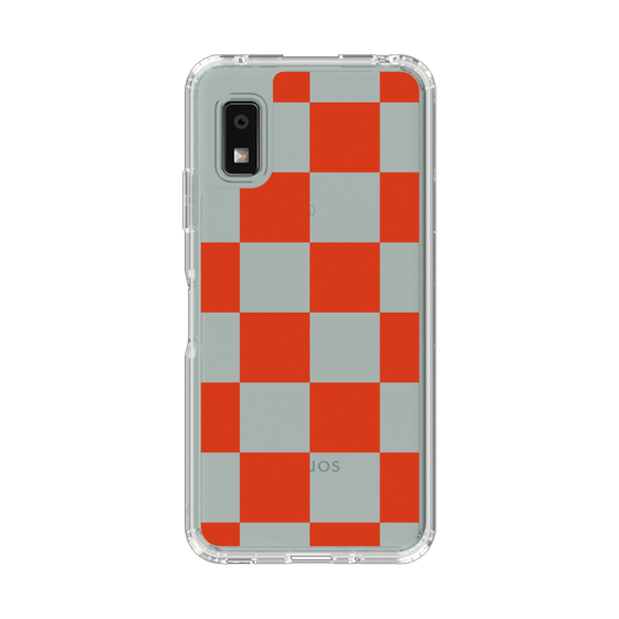Slim Protection Case［ Ichimatsu Pattern - Red ］