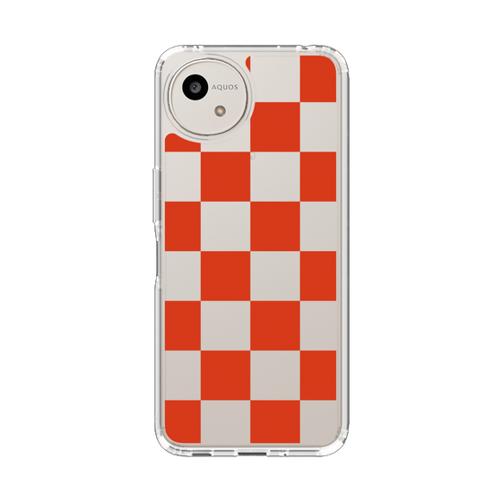 Slim Protection Case［ Ichimatsu Pattern - Red ］