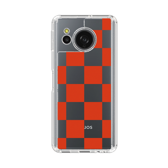 Slim Protection Case［ Ichimatsu Pattern - Red ］