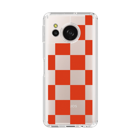Slim Protection Case［ Ichimatsu Pattern - Red ］
