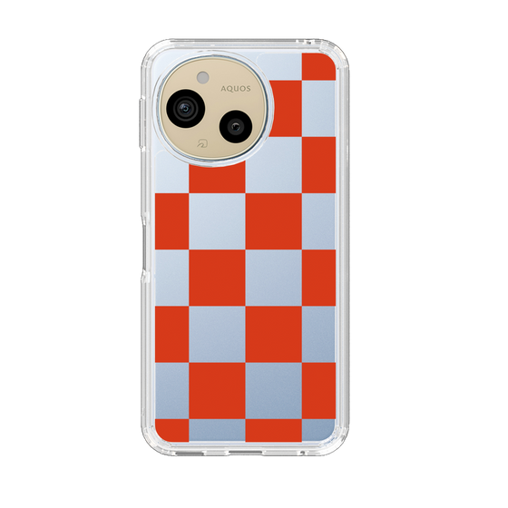 Slim Protection Case［ Ichimatsu Pattern - Red ］