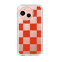 Slim Protection Case［ Ichimatsu Pattern - Red ］