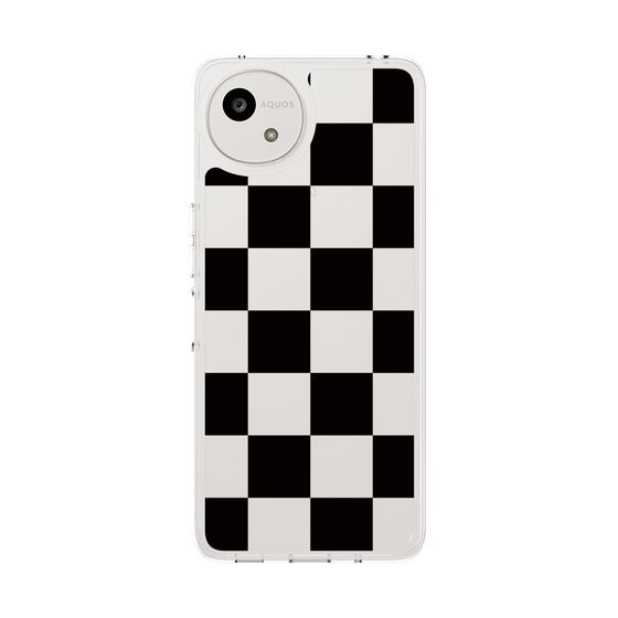Slim Protection Case［ Ichimatsu Pattern - Black ］