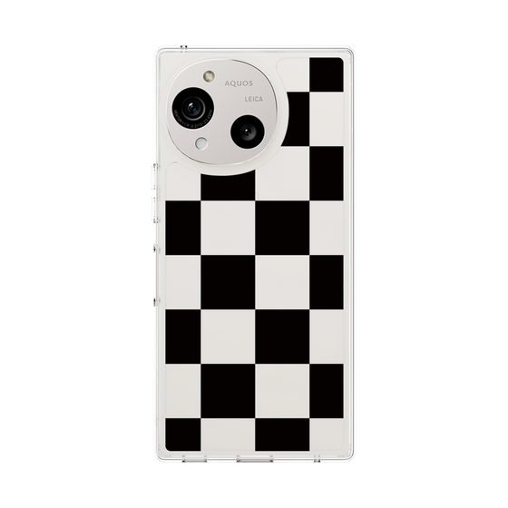 Slim Protection Case［ Ichimatsu Pattern - Black ］