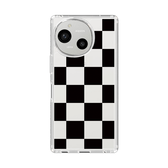 Slim Protection Case［ Ichimatsu Pattern - Black ］