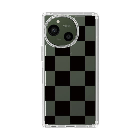 Slim Protection Case［ Ichimatsu Pattern - Black ］