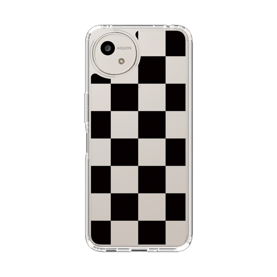Slim Protection Case［ Ichimatsu Pattern - Black ］