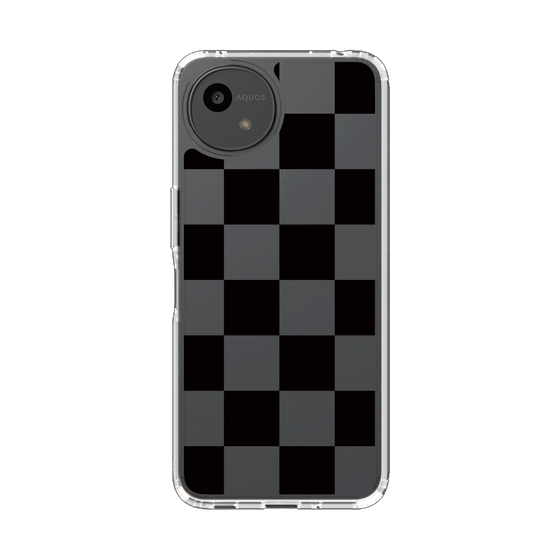 Slim Protection Case［ Ichimatsu Pattern - Black ］
